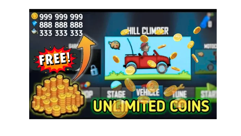 Features of Hill Climb Racing Unlimited Coins
